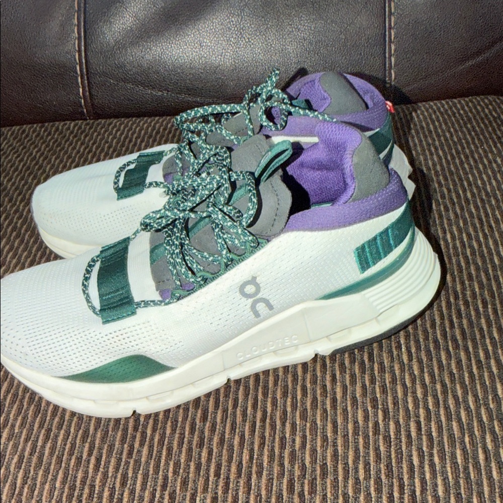 On Cloudnova White Violet Cloudtec Running Shoes - image 3